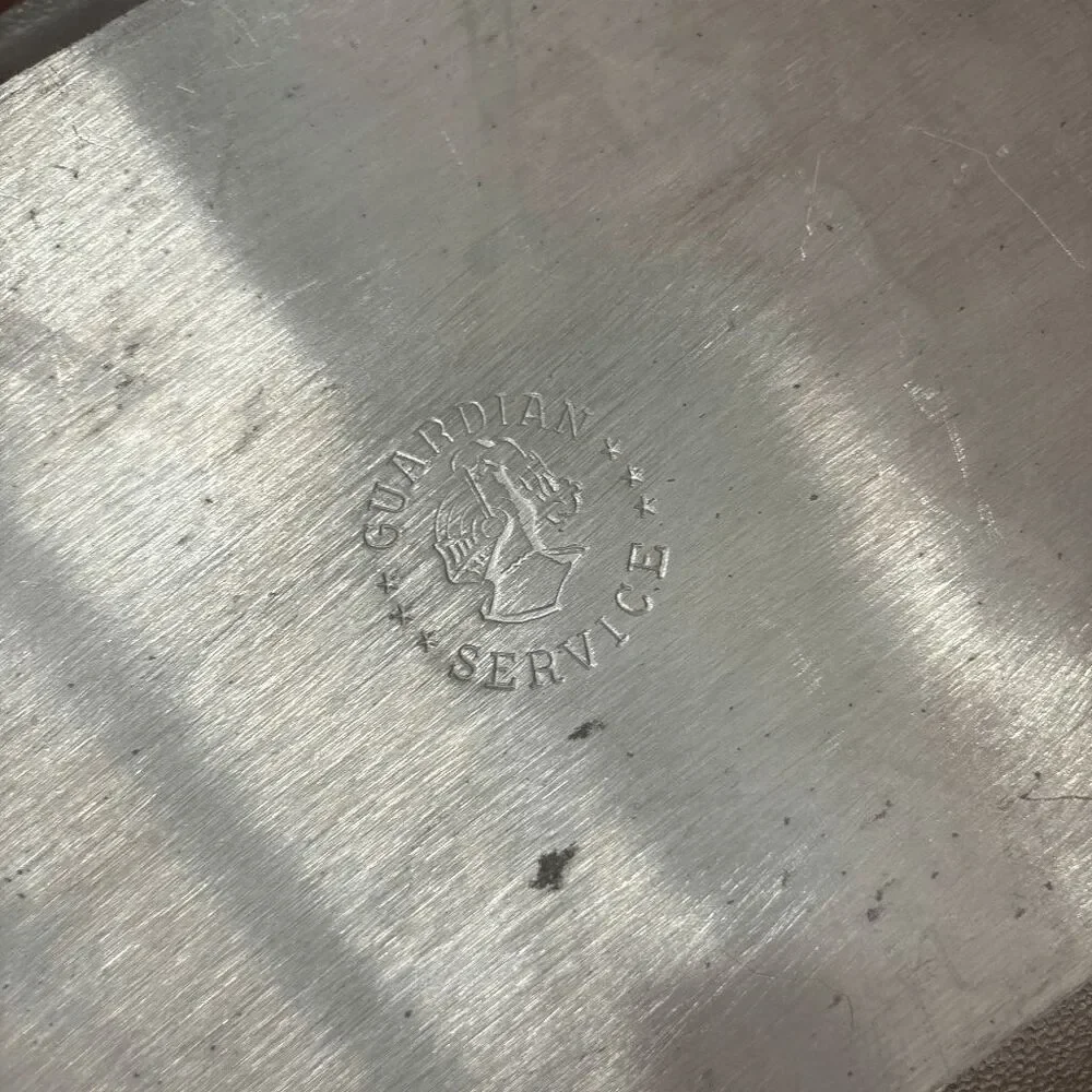 vintage guardian service cookware Cast Aluminum oval lid serving tray dutch oven - Picture 2 of 5